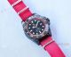 Swiss Grade Replica Rolex Deepsea Blaken Red 2836 Watch Nylon Strap (2)_th.jpg